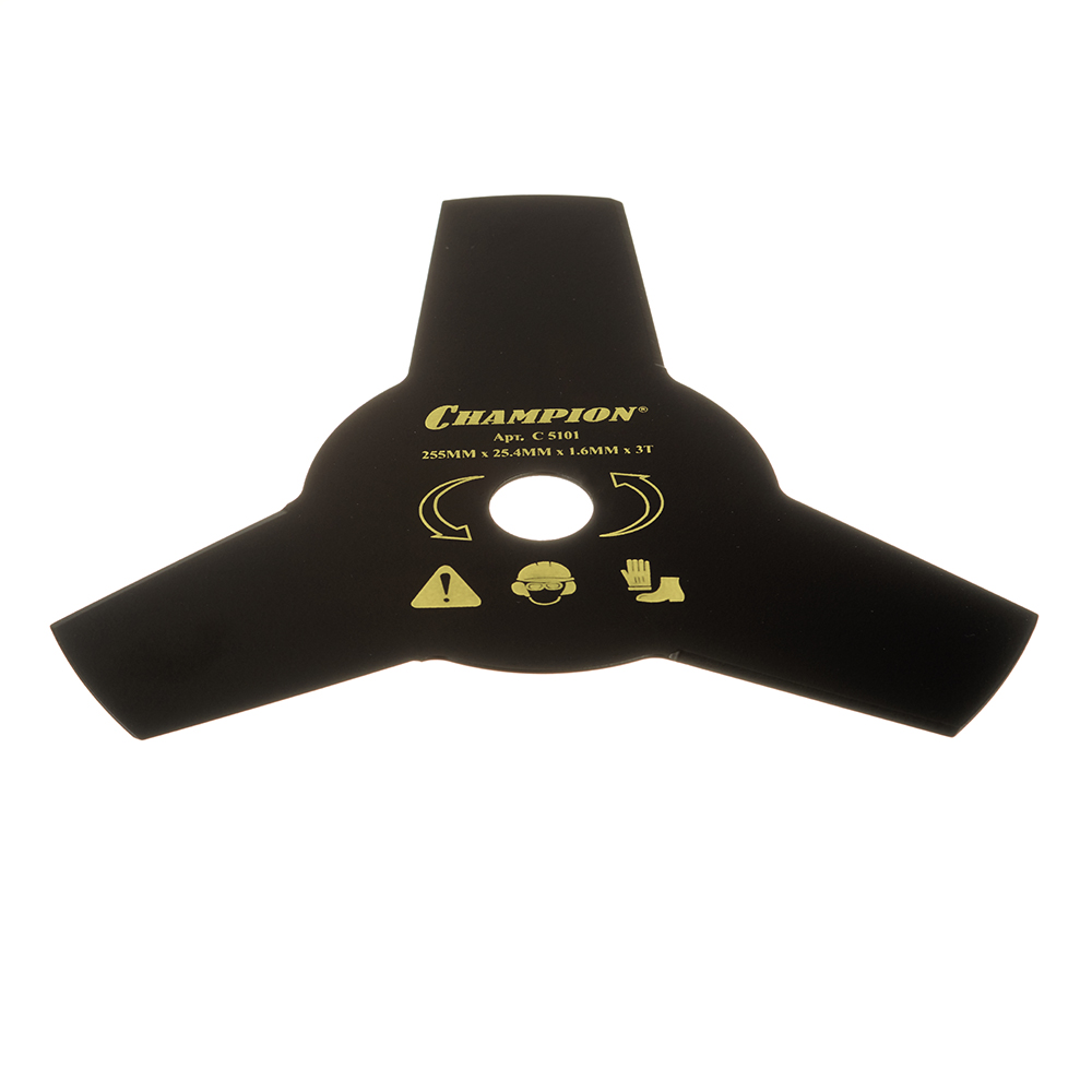 Нож для триммера Champion Т333 255х25,4 мм 3 зуба (C5101)
