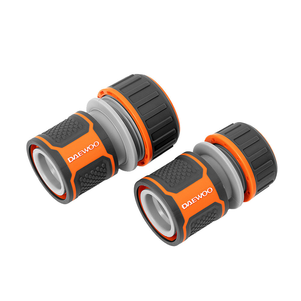 Катушка для хранения шланга Daewoo металлическая с набором коннекторов (DWR 1050)