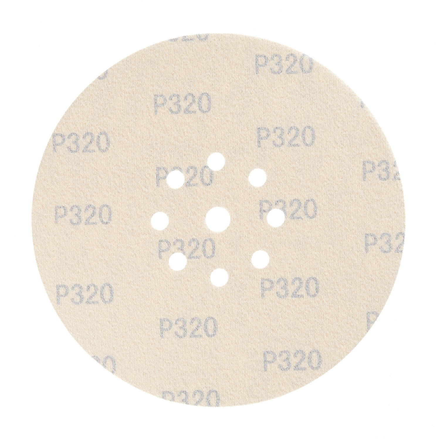 Диск шлифовальный КМ Gold d225 мм Р320 на липучку бумажная основа (5 шт.)