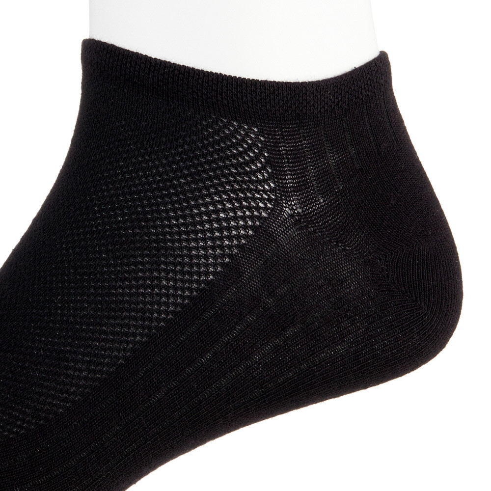 Носки мужские низкие Hesler кардная пряжа 44-46 черные (3 пары)