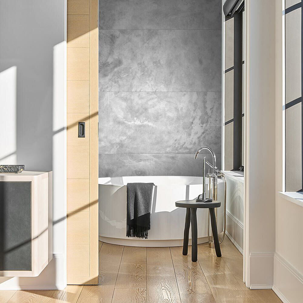 Керамогранит Керамин Плэйн серый 1200х600х10 мм (2 шт.=1,44 кв.м)