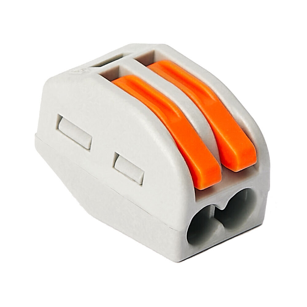 Клемма на 2 провода КМ 222-412 0,08-(2,5)4 кв.мм с рычажками без пасты (5 шт.) (ЦБ-00021627)