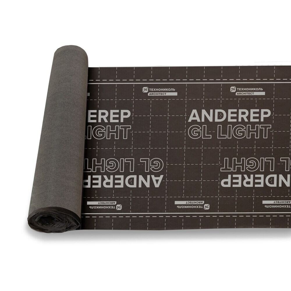 Ковер подкладочный для гибкой черепицы Технониколь Anderep GL Light черный 15 кв.м