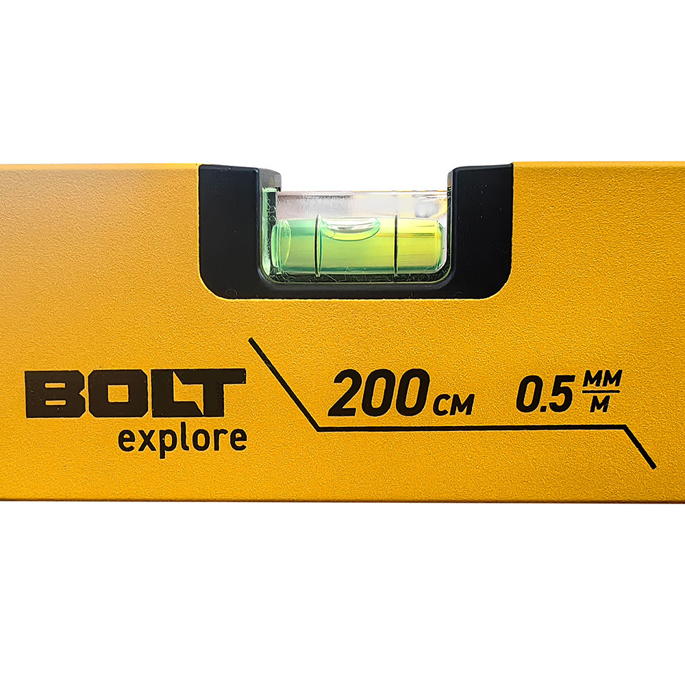 Уровень пузырьковый Bolt eXplore 200 см 3 глазка коробчатый