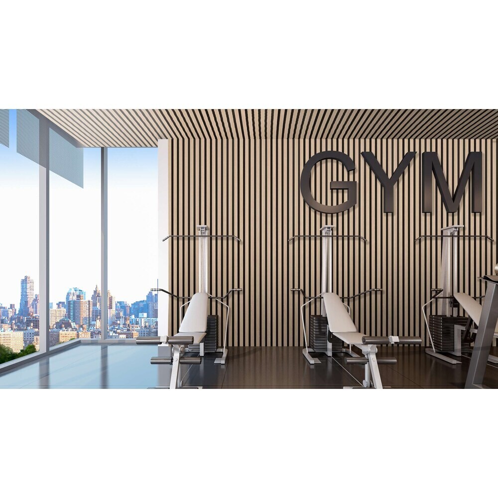 Декоративная рейка МДФ 50х16х2700 мм дуб сонома Стильный Дом