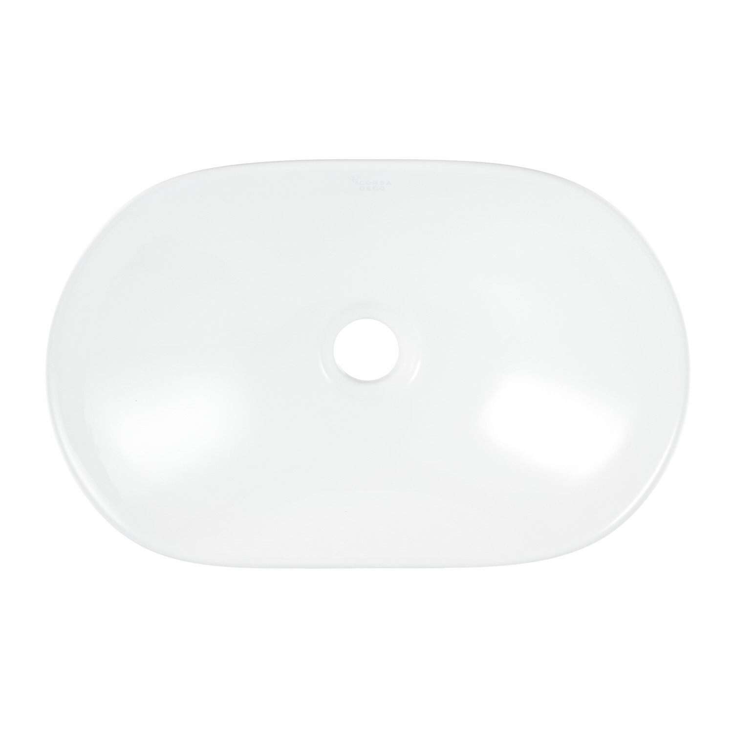Раковина Corsa Deco WX100 44 см накладная белая (ABWX41C)