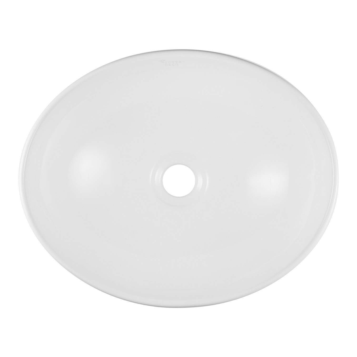 Раковина Corsa Deco WX100 41 см накладная белая (WX41C)