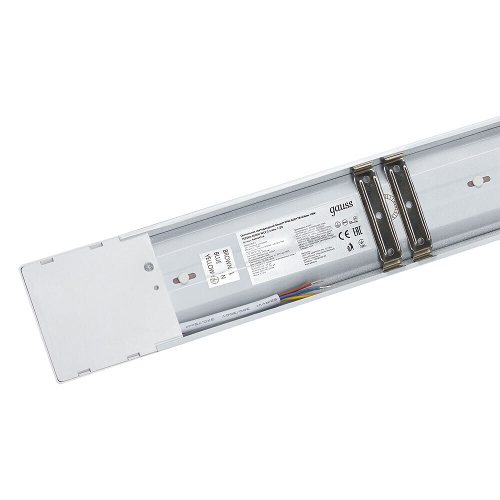 Светильник светодиодный накладной Gauss WLF-2 4000К 18 Вт IP40 белый опал (844424218)