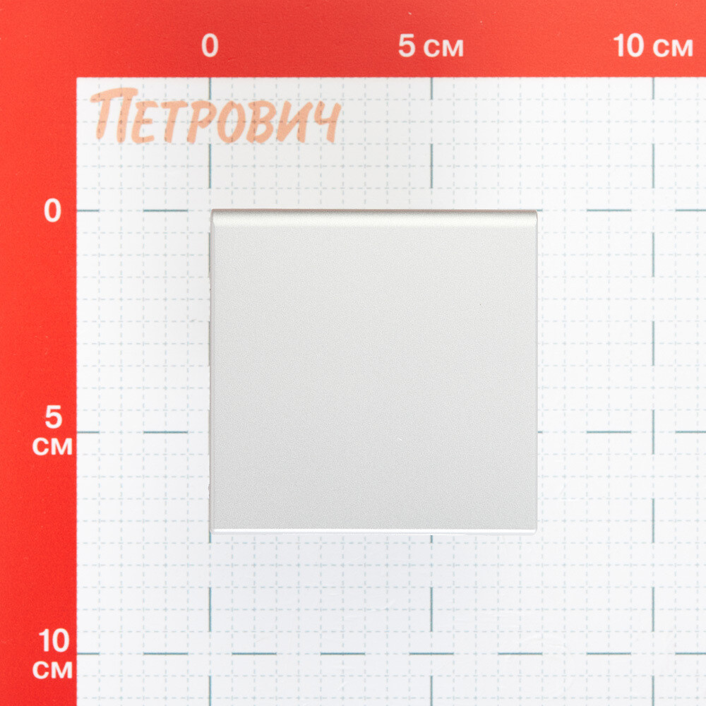 Розетка Systeme Electric ArtGallery встраиваемая алюминий со шторками с крышкой (GAL000346)