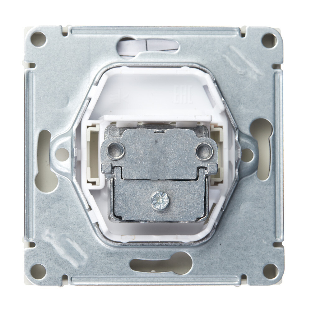 Розетка телевизионная Systeme Electric ArtGallery встраиваемая алюминий 1DB (GAL000391)