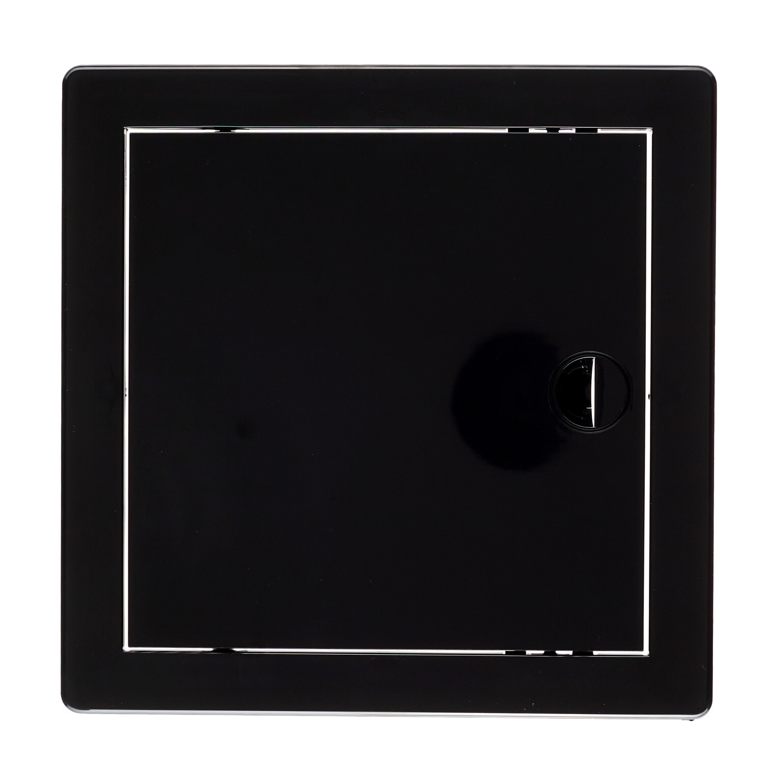 Люк ревизионный Центр Тагис ЛР пластиковый 200х200 мм врезной черный