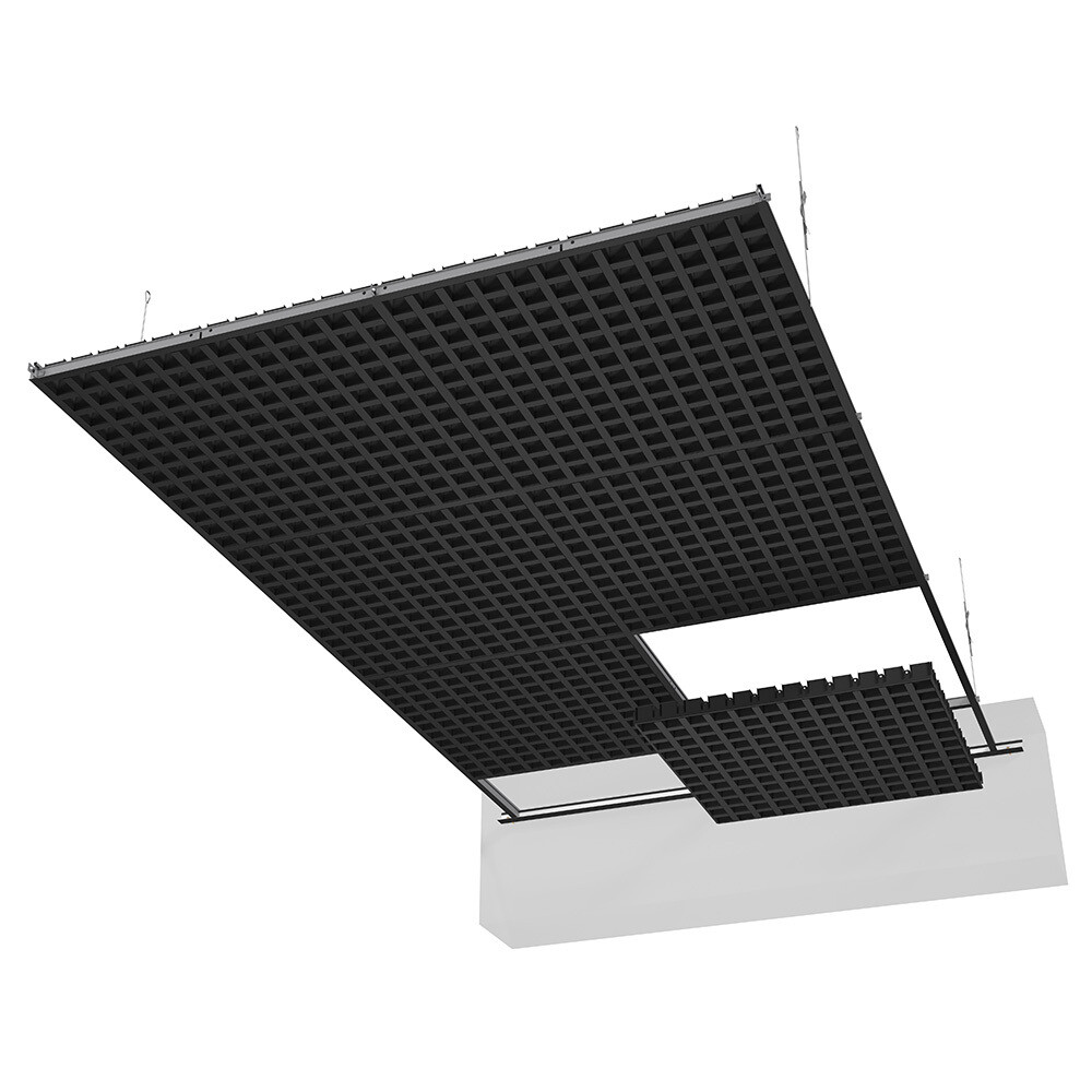 Профиль к подвесному потолку грильято GL15 0,6 м Т-15 черный