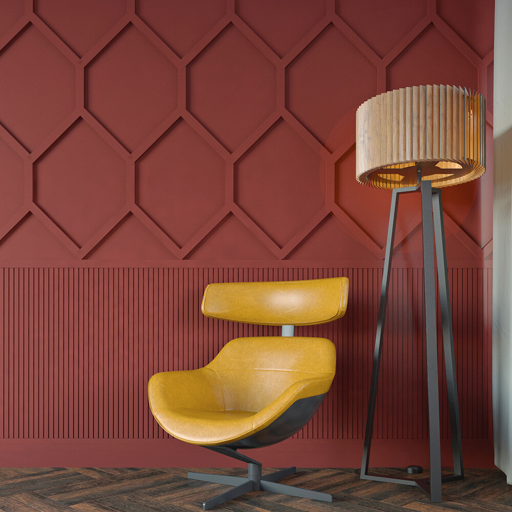 Панель декоративная из экополимера 200х2600х8 мм Bello Deco XPS СП 06/2.6 белая 0,52 кв.м