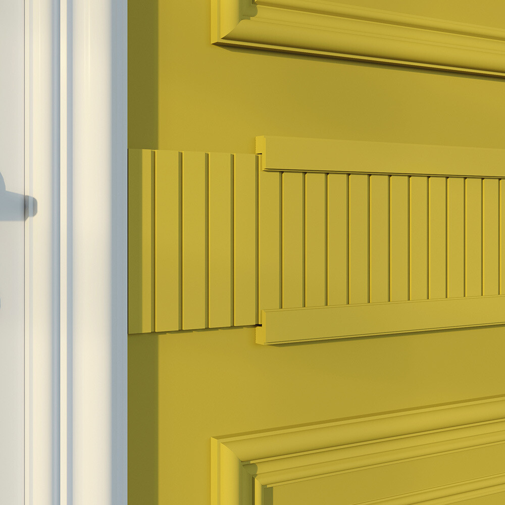 Панель декоративная из экополимера 200х2000х9 мм Bello Deco XPS СП 03/2 белая 0,4 кв.м