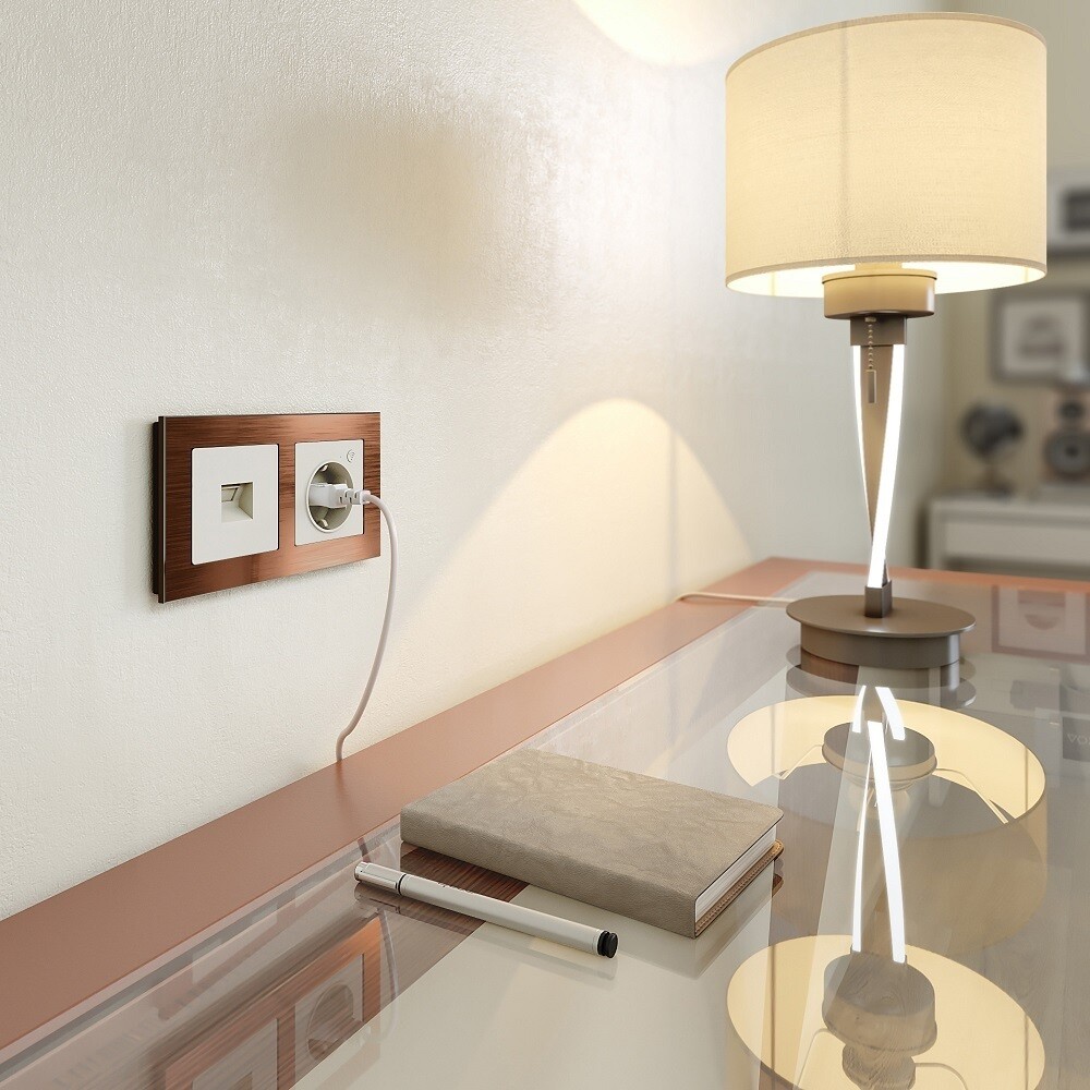 Розетка компьютерная Werkel встраиваемая слоновая кость RJ45 (a051467)