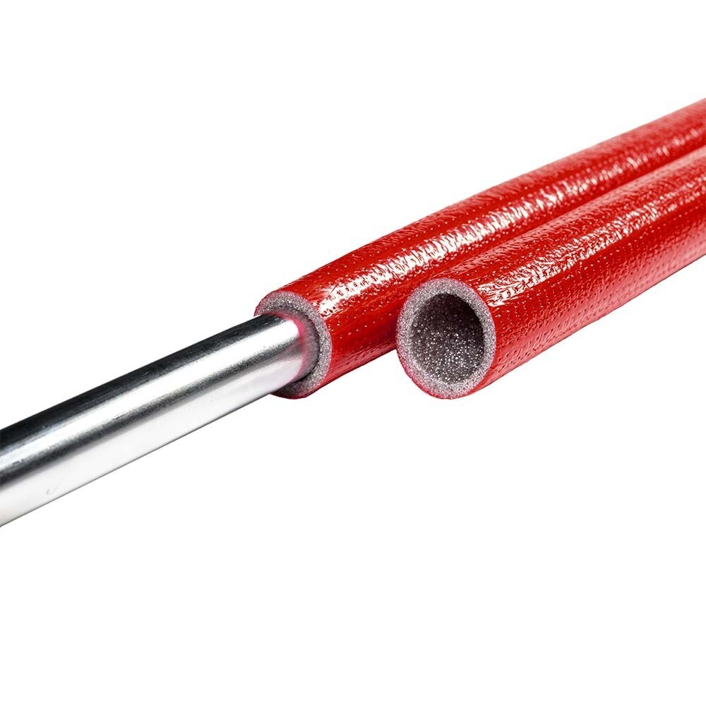 Теплоизоляция для труб K-FLEX ПЭ 22х6 мм бухта 10 м красная