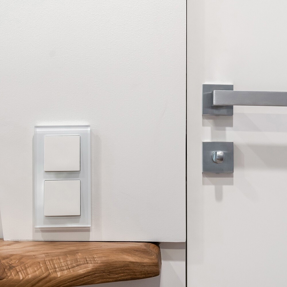 Выключатель Werkel одноклавишный встраиваемый белый перекрестный (a051117)