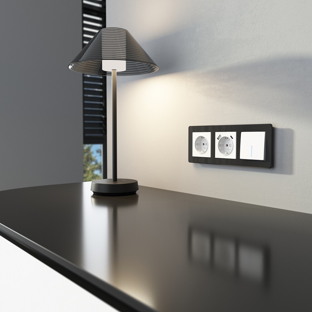 Выключатель Werkel одноклавишный встраиваемый белый проходной с подсветкой (a051118)