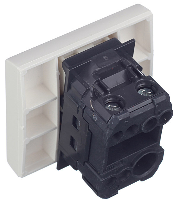 Выключатель для кабель-канала DKC Viva белый 2 модуля (45021)