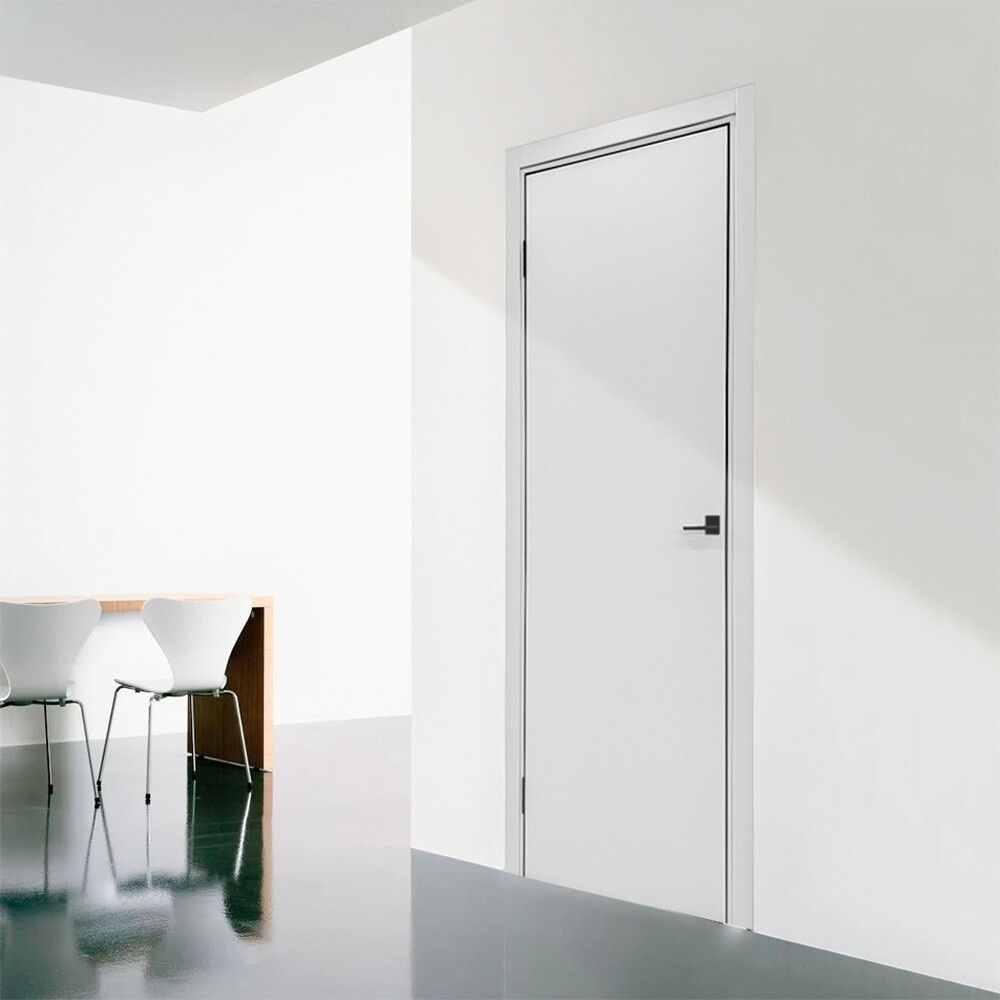 Блок дверной Kapelli Classic 800х2000 мм влагостойкий ПВХ серый 7047 глухой