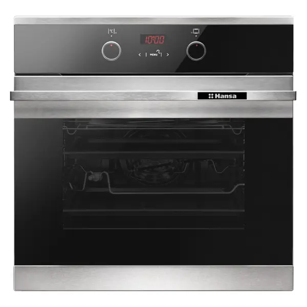 Электрический духовой шкаф Hansa BOEI68450015 59.5x59.5x57.5 см конвекция цвет серебристый/черный