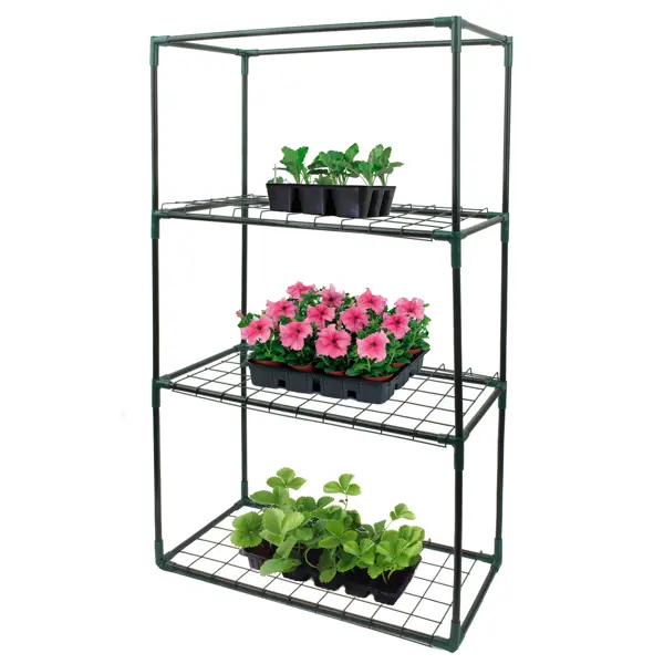 Стеллаж Garden Show для рассады 3 полки 80x40x24 см