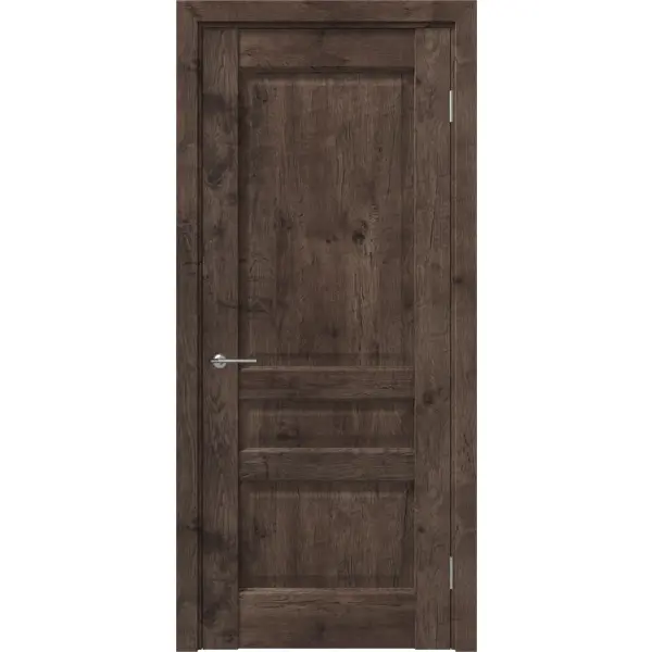Дверь межкомнатная глухая Artens Магнолия 80x200 см ПВХ цвет акация с замком и петлями