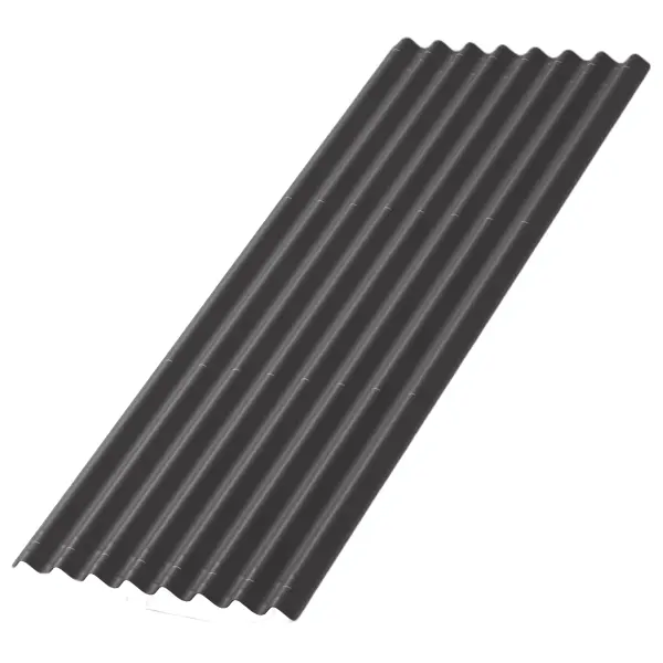 Лист Ондулин Смарт DIY 760x1950 мм серый