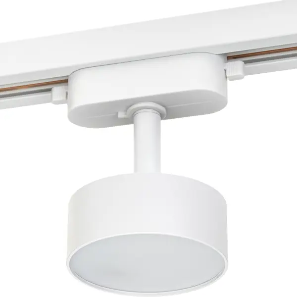 Трековый светильник спот светодиодный поворотный Ritter Artline 75x30мм 10Вт до 4.5м² 4000К металл белый