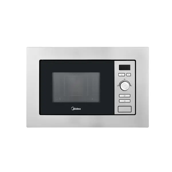 Микроволновая печь Midea AG820BJU-SS встраиваемая 20 л 34.4x59.5x38.8 см механическое управление цвет нержавеющая сталь