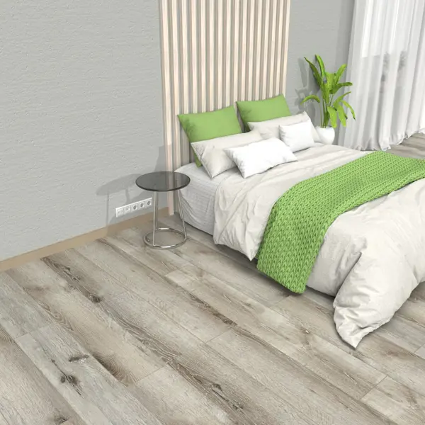 SPC плитка «Дуб Лассен» 33 класс 4 фаски толщина 3.5 мм 2.56 м²
