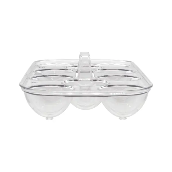Емкость для яиц 1 отсек Delinia LM 13.8x5.7x29.72 см пластик цвет прозрачный