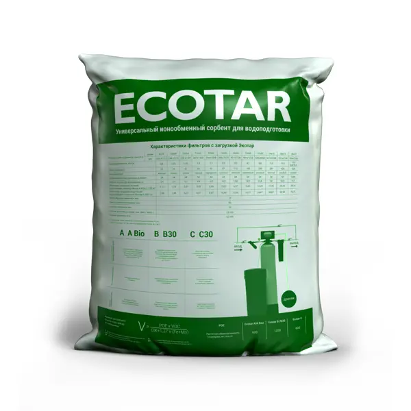 Фильтрующая засыпка ионообменная смола Гейзер Ecotar B30 12 л