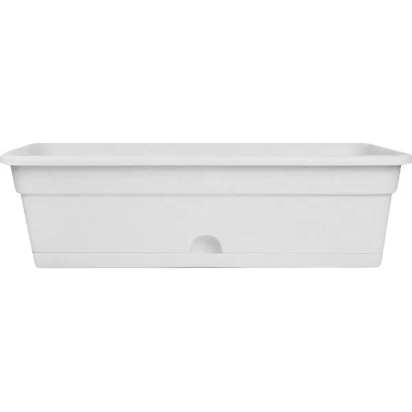 Ящик балконный 60x20x17 см v12 л пластик мрамор