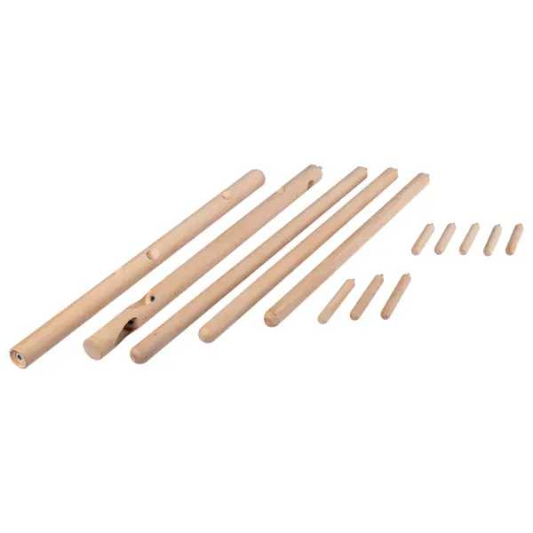 Вешалка напольная Spaceo Naturo Wood 48.5x170x56.9 см дерево цвет бежевый