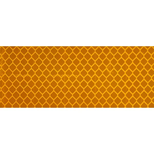 Катафот дорожный 100x40 мм желтый