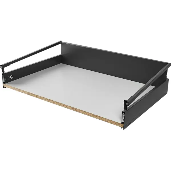 Ящик выдвижной Flowbox 76.8x18.92x50.44 см сталь/ЛДСП цвет антрацит