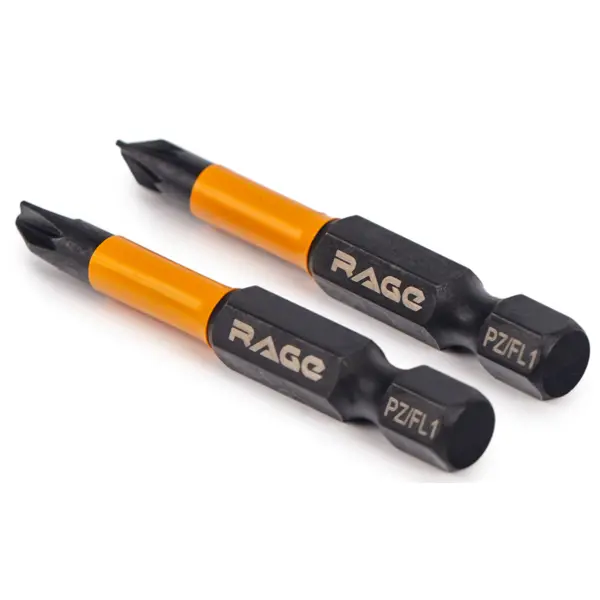 Бита магнитная Rage 554138 PZ/FL1 x50 мм, 2 шт.
