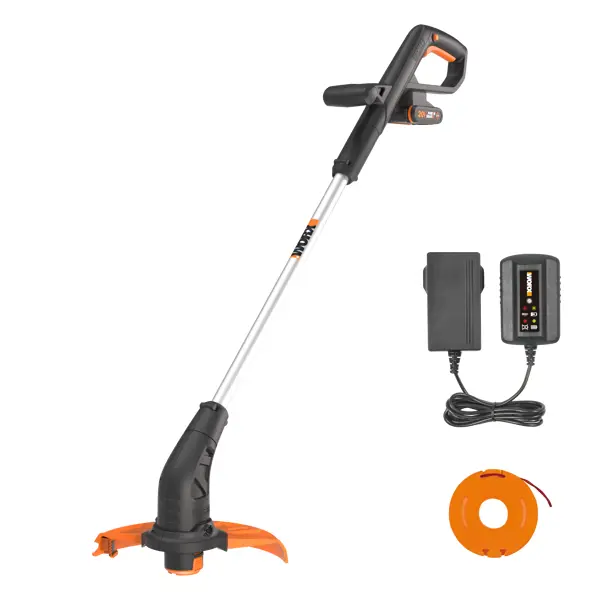 Триммер аккумуляторный Worx WP158E 20 В 1x2 Ач АКБ и ЗУ входит в комплект