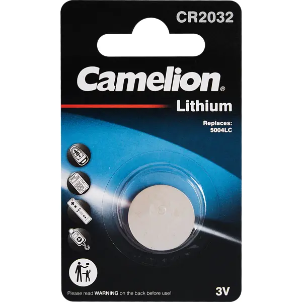 Батарейка Camelion литиевая CR2032 1 шт.