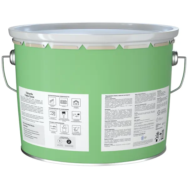 Антисептик кроющий Tikkurila Vinha Classic VC полуматовый прозрачный 9 л