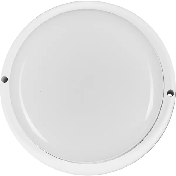 Светильник ЖКХ светодиодный Wolta LCL04-20W-R21-4K-SM 20 Вт IP65 с датчиком движения круг цвет белый