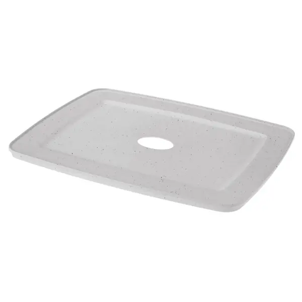 Коробка с крышкой для хранения Velvet 29.5x11x22.5 см полипропилен цвет светло-серый