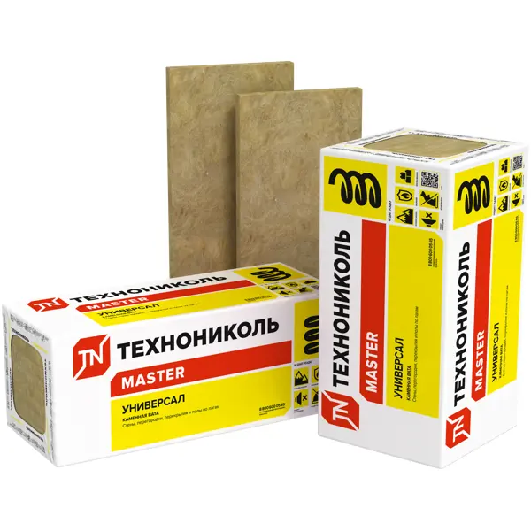 Утеплитель Технониколь Универсал 50 мм 12 шт 600x1200 мм 8.64 м²