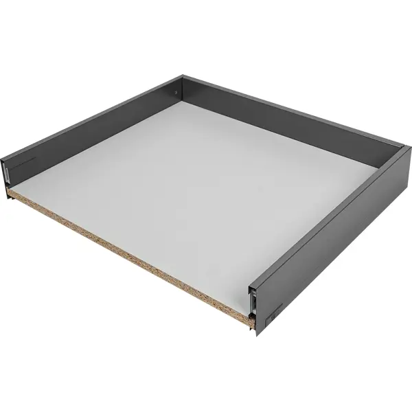 Ящик выдвижной Flowbox 45x10.4x50.4 см сталь/ЛДСП цвет антрацит