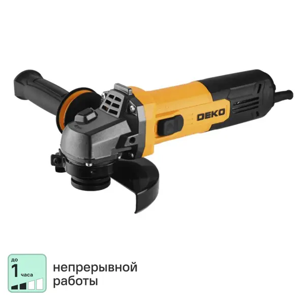 УШМ сетевая Deko ZKAG1300-125, 1300 Вт, 125 мм