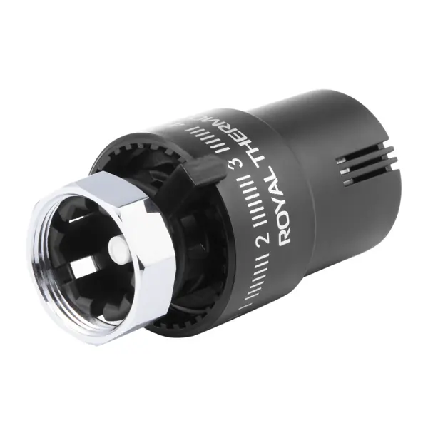 Термостатическая головка жидкостная Royal Thermo M30x1.5 черная