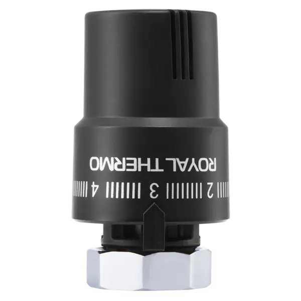 Термостатическая головка жидкостная Royal Thermo M30x1.5 черная