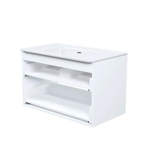 Каркас тумбы подвесной с раковиной Iddis Lahta LAH80W0i95K 50x80x47 см цвет белый