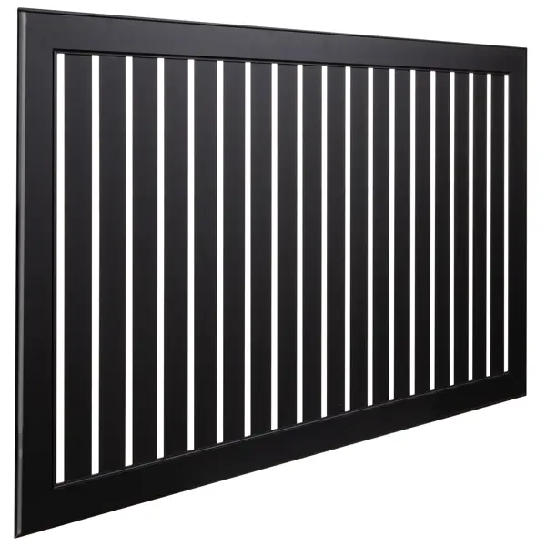 Экран для радиатора 150x60 см реечный черный